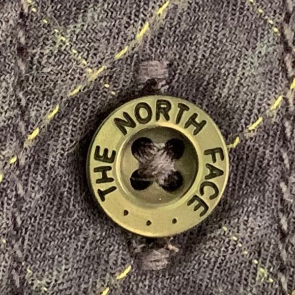 The north Face Dark Blue Long Sleeve Button Up - Picture 2 of 9